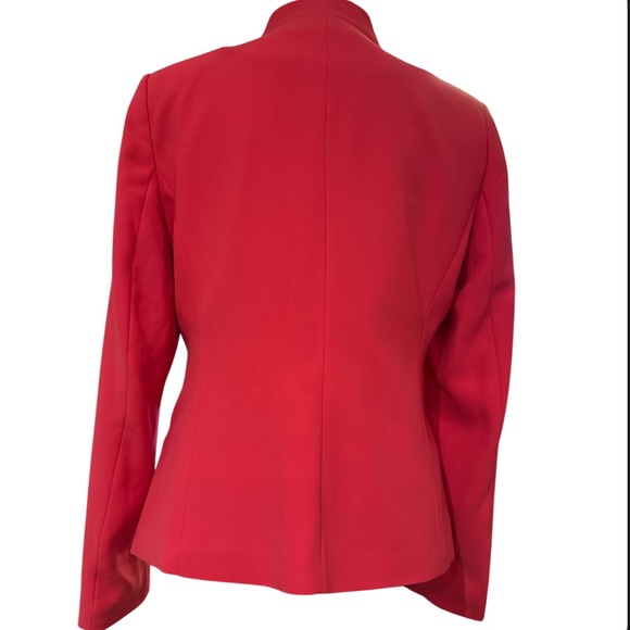 Ivanka Trump Vibrant Coral Blazer Size 4 Petite - Picture 2 of 8